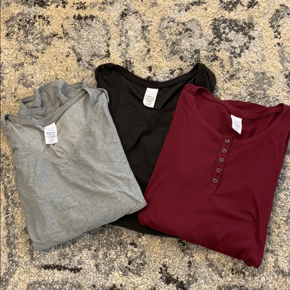 Long sleeve maternity shirts